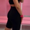 SALSPOR – short de sport femme sans couture push up taille haute été
