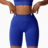 53174-4fc68e.jpg Short d'été taille haute sans couture pour femmes, confortable, serré, élastique, pour le Yoga, la Gym, la course à pied, le cyclisme