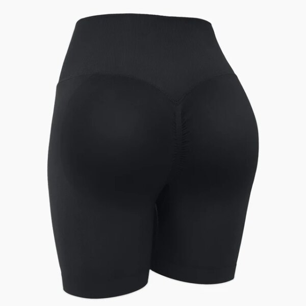 SALSPOR-Short de yoga pour femme, sans couture, push-up, taille haute, fitness, jogging, entraînement, serré, sportif, été