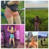 Short de sport femme en spandex – legging noir fitness