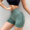 Short de sport femme en spandex – legging noir fitness
