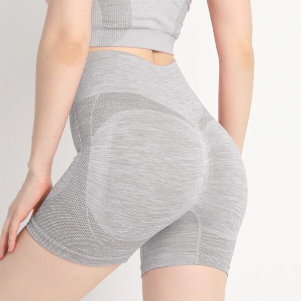 Short de sport femme en spandex – legging noir fitness