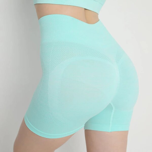 Short de sport femme en spandex – legging noir fitness