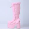 54173-8d938d.jpg bottes femme en Fausse Fourrure pour Femme, Plateforme, Talons Hauts Épais