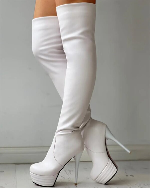 bottes femme Talons hauts fins super hauts pour femmes