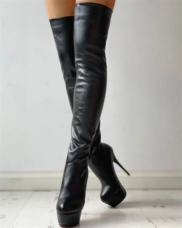 bottes femme Talons hauts fins super hauts pour femmes
