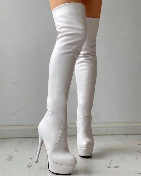 bottes femme Talons hauts fins super hauts pour femmes