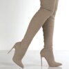 bottes femme Cuissardes pointues à enfiler pour femmes