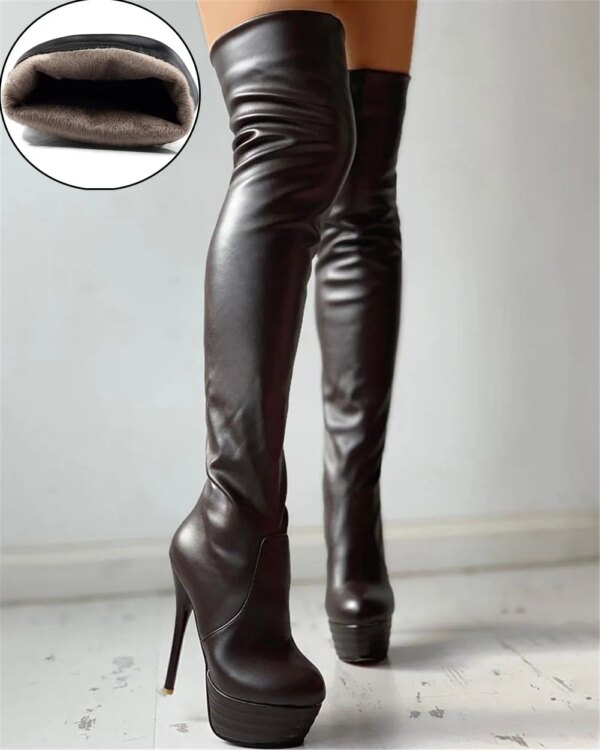 bottes femme Talons hauts fins super hauts pour femmes