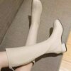bottes femme Rondes de Luxe pour Femme, Chaussures de Styliste