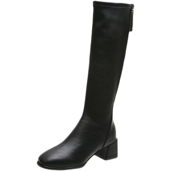bottes femme Rondes de Luxe pour Femme, Chaussures de Styliste