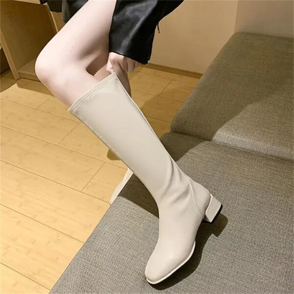 bottes femme Rondes de Luxe pour Femme, Chaussures de Styliste