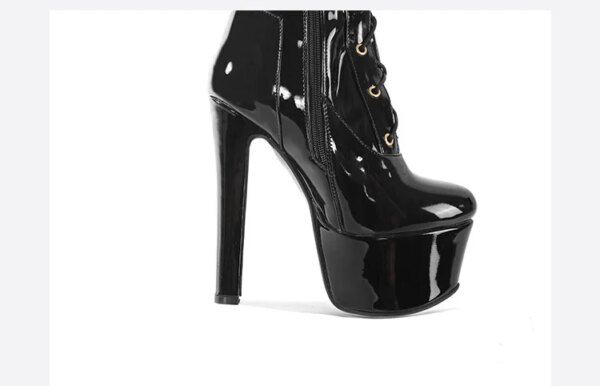 bottes femme Cuissardes hautes pour femmes, bottes à Double plateforme