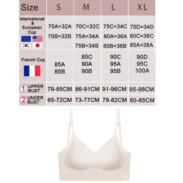 Soutien gorge Invisible dos nu sans armatures, sous-vêtements sans couture, dos nu