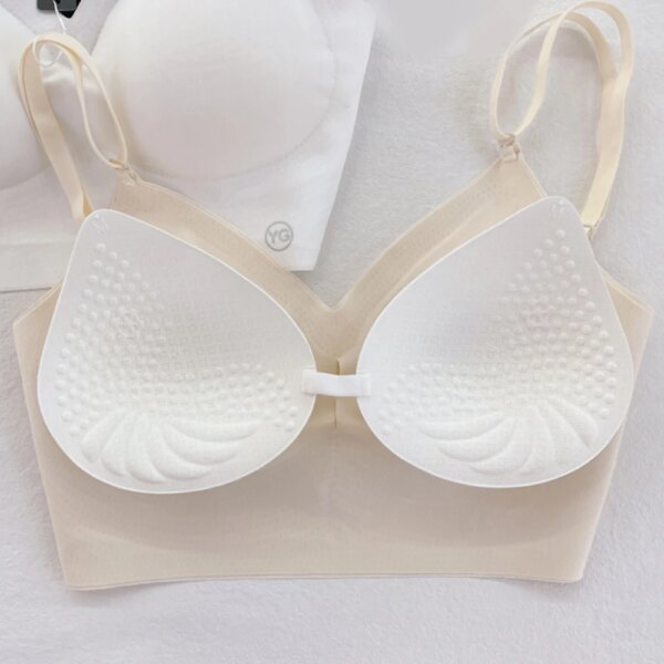Soutien gorge Invisible dos nu sans armatures, sous-vêtements sans couture, dos nu