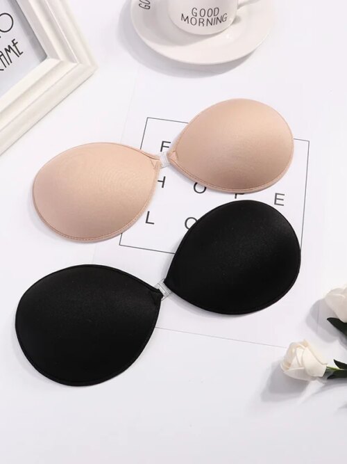 Soutien gorge Push-Up Invisible en Silicone pour femmes, Sexy, auto-adhésif, buste, fermeture avant
