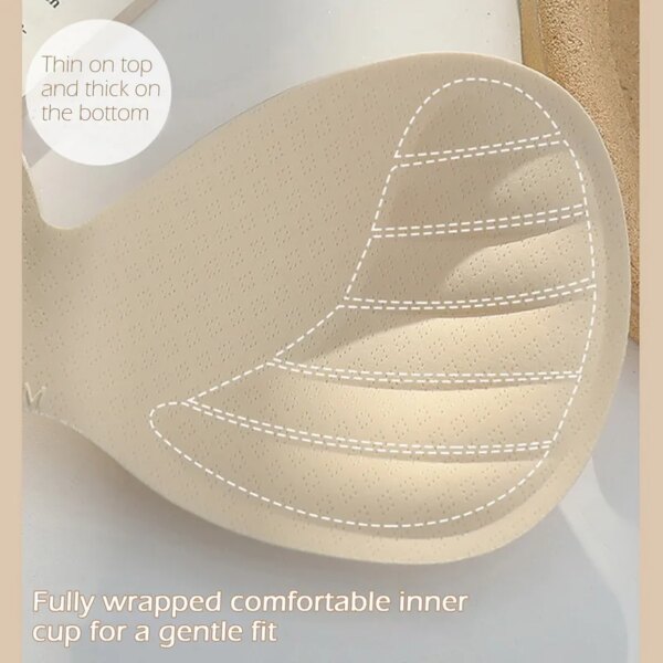 Soutien gorge invisible sans bretelles pour femmes, sans fil, push-up, antidérapant