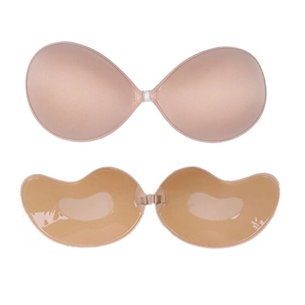 55749-4b2818.jpg Soutien gorge Push-Up Invisible en Silicone pour femmes, Sexy, auto-adhésif, buste, fermeture avant