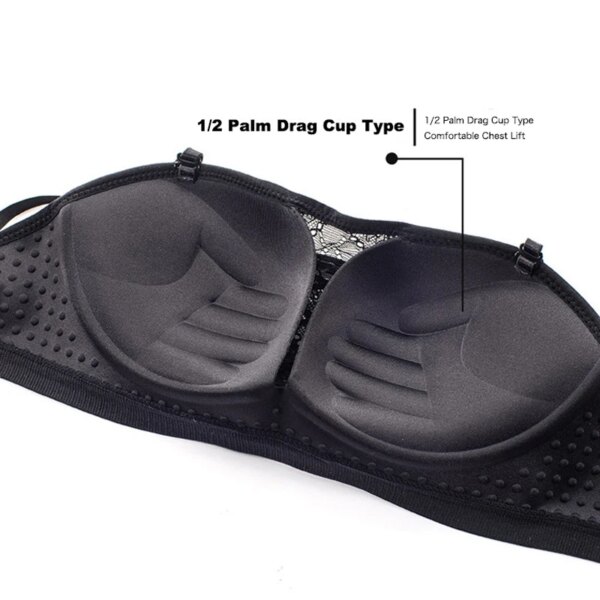 55755-554725.jpg Soutien gorge push-up sans bretelles en dentelle pour femmes, lingerie invisible