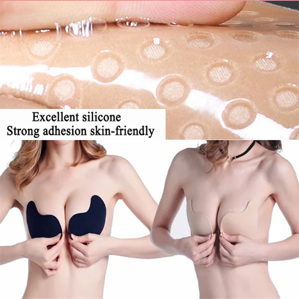 Soutien gorge Push Up Invisible Sans Bretelles et Dos auxpour Femme