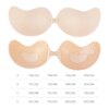 Soutien gorge Push Up Invisible Sans Bretelles et Dos auxpour Femme