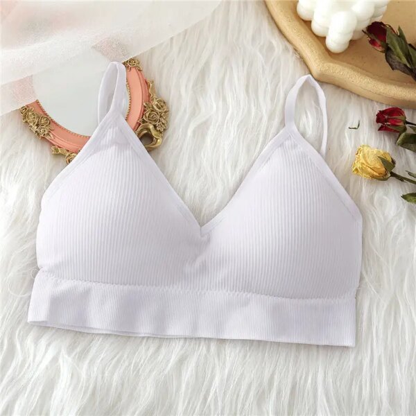 Soutien gorge Invisible pour femmes, débardeur sans couture, soutien-gorge Push Up