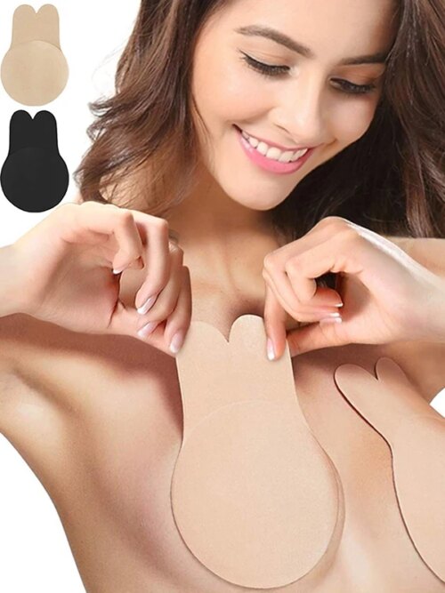 Soutiens gorge push-up en silicone auto-adhésif pour femmes