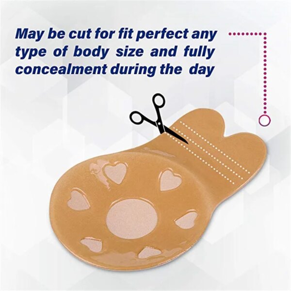 Soutiens gorge push-up en silicone auto-adhésif pour femmes