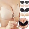 Soutien gorge auto-adhésif en Silicone pour femmes, bande sans bretelles
