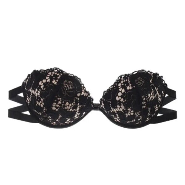 Soutien gorge Push-Up Invisible en Coton pour Femme, Sous-vêtements Sexy en Dentelle