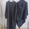 Vêtement de Prière Long pour Femme Musulmane, tiens imar, Ensemble 2 Pièces, Robe Abaya et Hijab, Couverture Complète, Ramadan Islamique, Kaftan, Jilbab, Djellaba