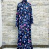 Robe Hijabs Musulmane pour Femme, Vêtement de Prière, Dubaï, Ramadan, Abaya, Arabe, Jibab, Islam, Fleurs, Djellaba, tiens imar, Caftan