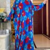 Robe Hijabs Musulmane pour Femme, Vêtement de Prière, Dubaï, Ramadan, Abaya, Arabe, Jibab, Islam, Fleurs, Djellaba, tiens imar, Caftan