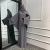 Robe de prière une pièce pour femmes, Ramadan, chauve-souris, Abaya, Dubaï, Nida, Hijab musulman