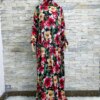Robe Hijabs Musulmane pour Femme, Vêtement de Prière, Dubaï, Ramadan, Abaya, Arabe, Jibab, Islam, Fleurs, Djellaba, tiens imar, Caftan