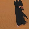 Abaya-Robe Longue Arabe Djellaba pour Femme Musulmane, Caftan Ouvert, Kimono de Dubaï, Turquie, Islam, Pakistan, Ramadan Eid Mubarak