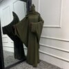 Robe de prière une pièce pour femmes, Ramadan, chauve-souris, Abaya, Dubaï, Nida, Hijab musulman