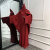 Robe de prière une pièce pour femmes, Ramadan, chauve-souris, Abaya, Dubaï, Nida, Hijab musulman
