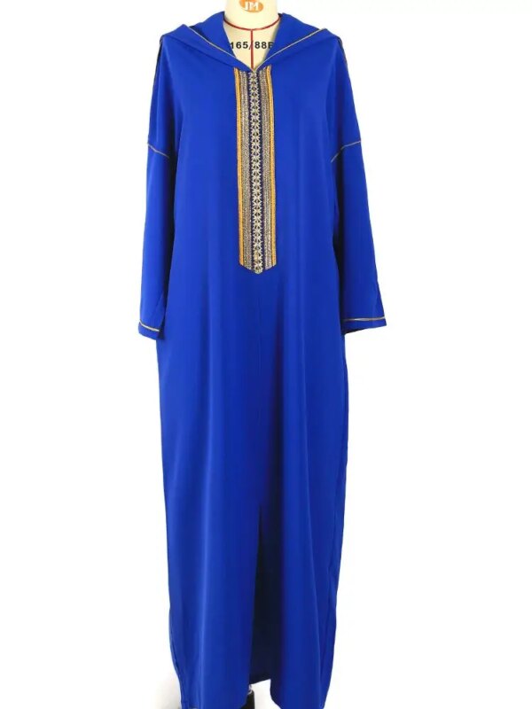 Robe Djellaba Longue pour Femme Musulmane, Kaftan Abaya, Dubaï, Arabie Saoudite, Turquie, Islam, Modeste, Ramadan