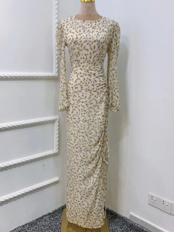 Abaya-Robe Longue Djellaba pour Femme Musulmane, Vêtement Islamique pour Ramadan, Eid, Dubaï, Turquie