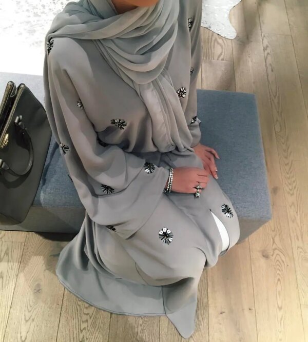 Robe Hijab pour Femme Musulmane, Djellaba, Vêtement Islamique, Ramadan, Eid Mubarak, Abaya Dubaï, Kaftan Arabe