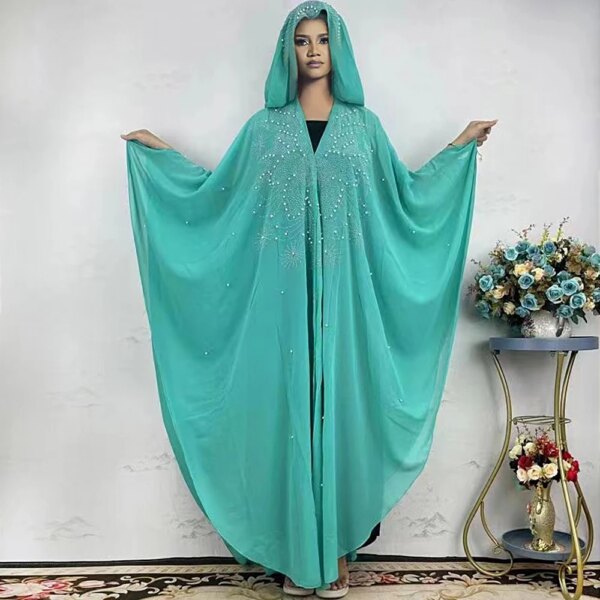 Robe Hijab musulmane pour femmes, robes de soirée africaines pour femmes, robe Kimono, caftan, vêtements islamiques, Djellaba, Ramadan, Abaya, Dubaï