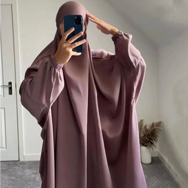 Abaya à Capuche pour Femme, Vêtement de Prière Musulmane, Jilbab, Robe Longue, Dubaï, Turquie, Vêtements Islamiques, Djellaba