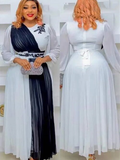 Abaya – robe longue pour femmes musulmanes, Hijab, mode dubaï, avec ceintures, vêtements islamiques, robes africaines, Djellaba
