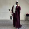Abaya à Capuche pour Femme, Vêtement de Prière, Jilbab Musulman, Robe Longue, Djellaba, Dubaï, Turquie, Ramadan, Eid