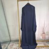 Abaya à Capuche pour Femme, Vêtement de Prière, Jilbab Musulman, Robe Longue, Djellaba, Dubaï, Turquie, Ramadan, Eid