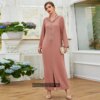 Abaya – Robe Hijab pour femmes, rose, musulmane, dubaï, turc, Islam, arabe, Caftan, Djellaba, robes africaines pour femmes