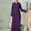 Abaya – Robe Hijab pour femmes, rose, musulmane, dubaï, turc, Islam, arabe, Caftan, Djellaba, robes africaines pour femmes