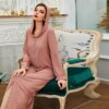Abaya – Robe Hijab pour femmes, rose, musulmane, dubaï, turc, Islam, arabe, Caftan, Djellaba, robes africaines pour femmes