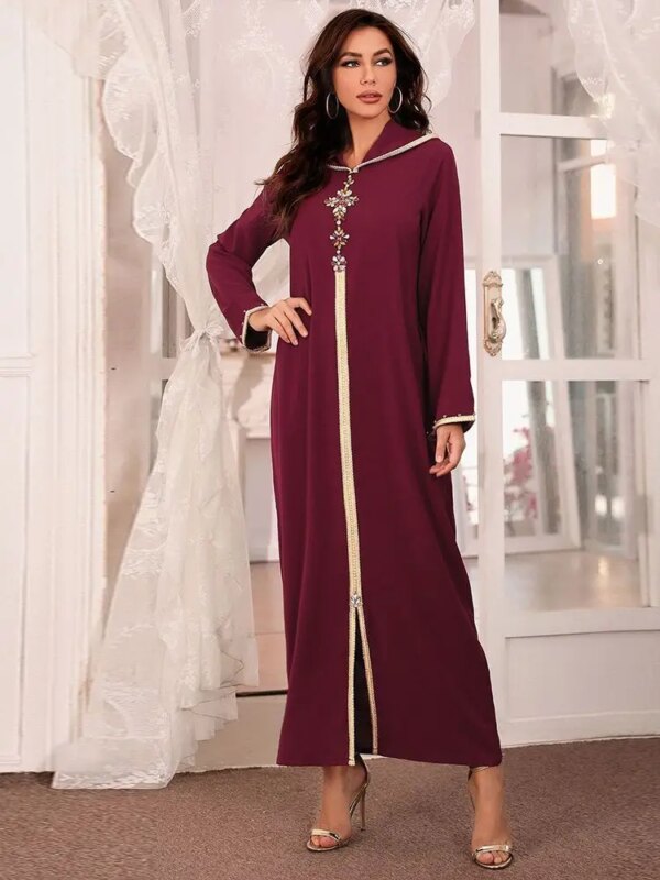 Ramadan Eid Abaya dubaï turquie Hijab longue Robe Musulmane vêtements islamiques robes africaines pour femmes Robe Musulmane Djellaba Femme